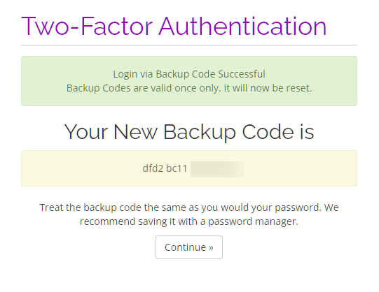 Two Factor Authentication using SMS