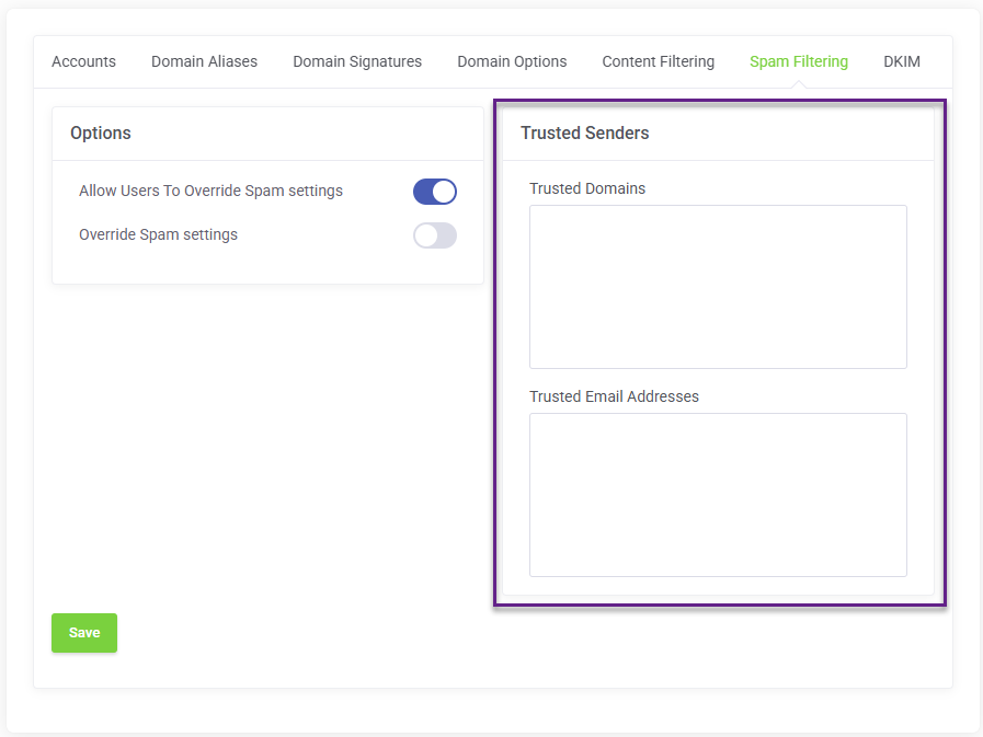 Smarter Business Email Hosting Trusted Senders