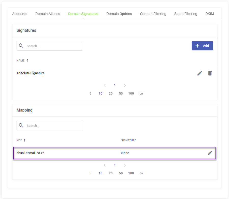 Smarter Business Email Hosting Signature Mapping