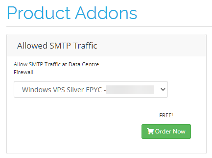 Order SMTP Traffic